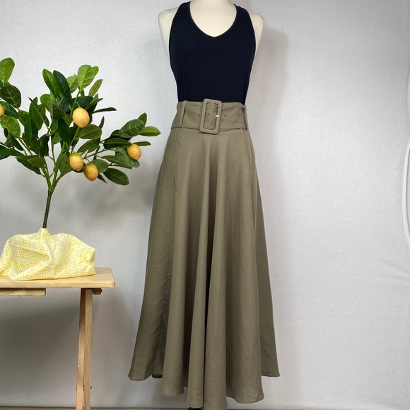 Zara Dresses & Skirts - Zara Olive Green Skirt